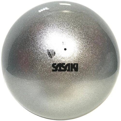 фото Мяч sasaki металлик 185 мм аква серебро (aqsi)