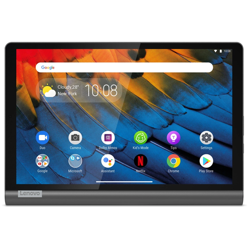 фото Планшет lenovo yoga smart tab yt-x705x (2019) ru, 3 гб/32 гб, wi-fi + cellular, железно-серый