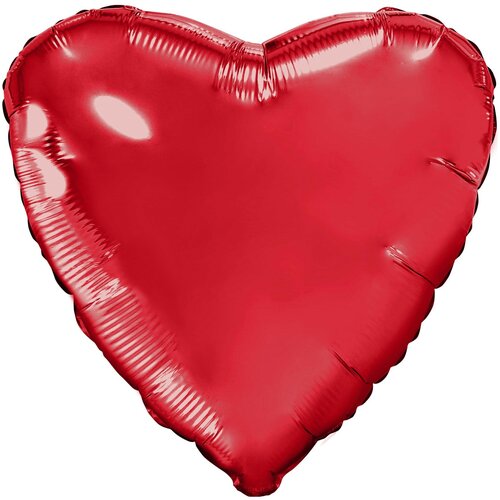 фото Набор шаров с клапаном (9''/23 см) мини-сердце, красный, 5 шт. в упак. agura
