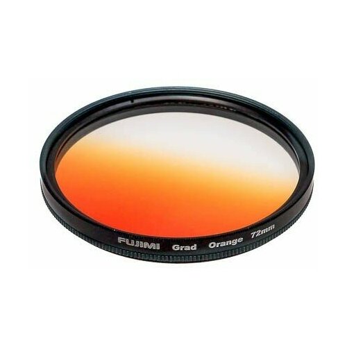 Оранжевый градиентный фильтр Fujimi 62 мм.