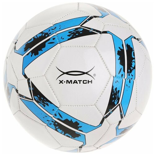 фото Мяч футбольный x-match, 2 слоя pvc, камера резина, машин.обр.