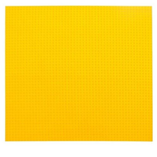 фото Пластина основание для конструктора 40x40, цвет жёлтый yandex market