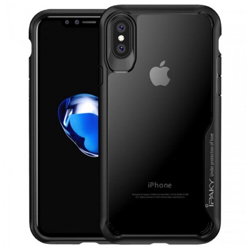 фото Ipaky luckcool чехол для iphone x / xs с цветными силиконовыми вставками