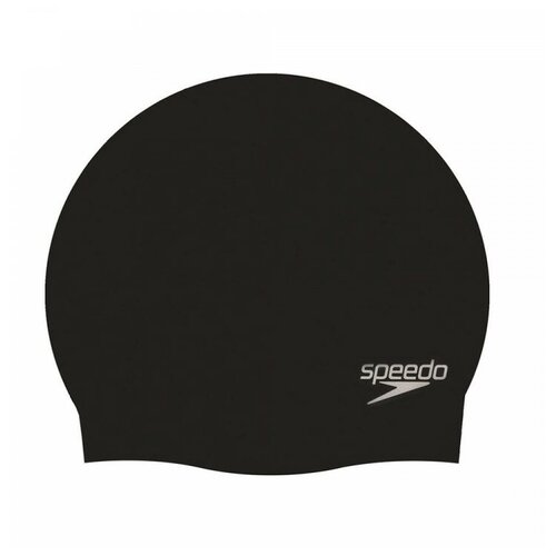 фото Шапочка для плавания speedo plain molded silicone cap, 8-709849097, черный, силикон