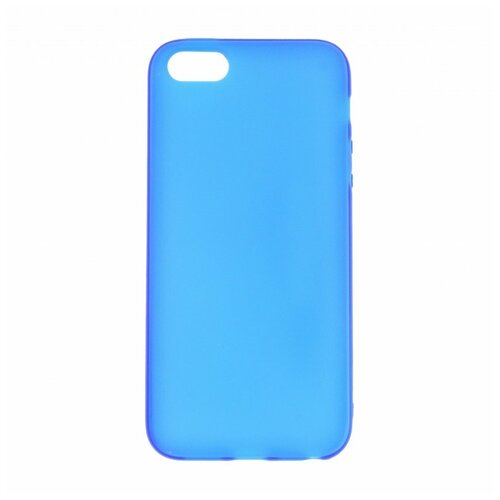 Силиконовый чехол Activ для Apple iPhone 5 / iPhone 5S / iPhone SE, синий blue butterfly design кожа pu откидной крышки кошелек для карты памяти чехол для iphone 5s se