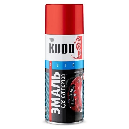 фото Kudo аэрозольная эмаль для суппортов серебристый 520 мл