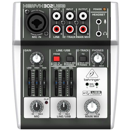 фото Микшерный пульт behringer xenyx 302usb