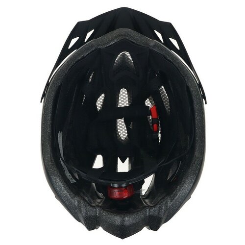 фото Шлем велосипедный кнр batfox, размер 58-62 см, 8261, серый (7101764) market-space