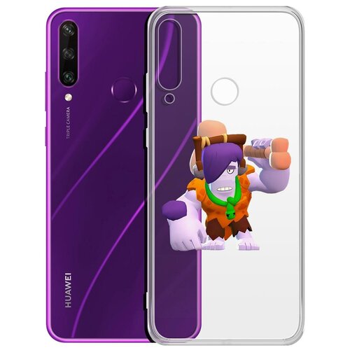 фото Чехол-накладка clear case brawl stars-пещерный фрэнк для huawei y6p krutoff group