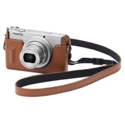 фото Чехол для фотокамеры fujifilm blc-xq1 (для qx1, qx2) brown