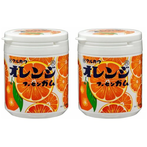 фото Набор жвачек marukawa апельсин (2 шт. по 130 гр marukawa confectionery
