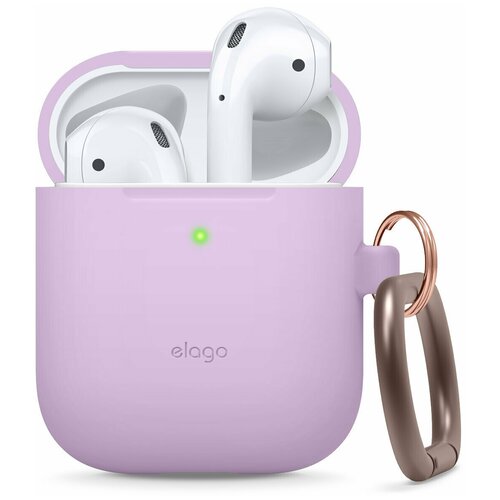 фото Чехол elago для airpods hang case lavender