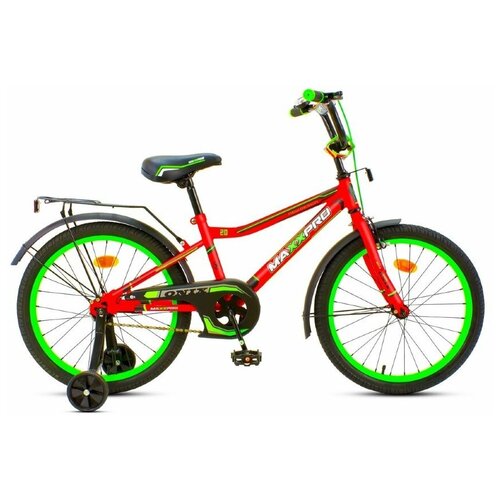 фото Велосипед детский maxxpro onix 20" красно-зеленый