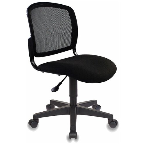 фото Офисное кресло бюрократ бюрократ ch 296nx, обивка: текстиль, цвет: ткань 15-21 (черная)