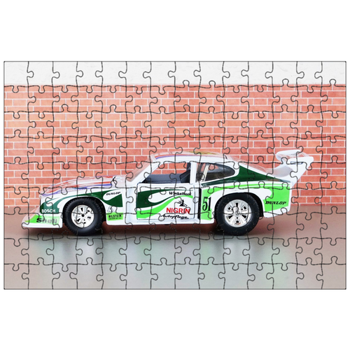 фото Магнитный пазл 27x18см."модель автомобиля, форд, капри" на холодильник lotsprints