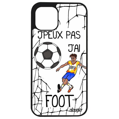 фото Чехол для телефонов iphone 12, "не могу - у меня футбол!" игра комикс utaupia