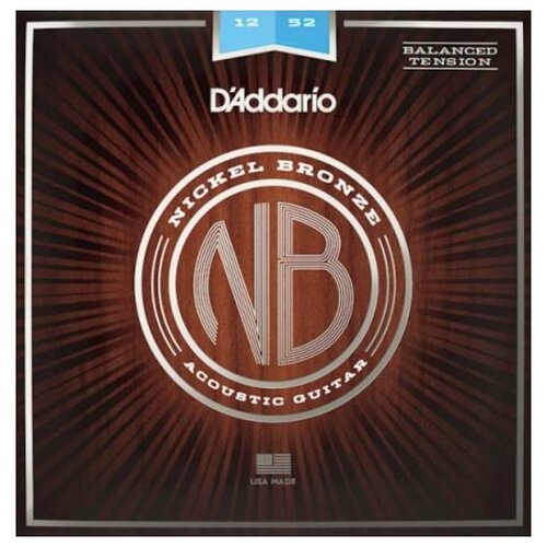 фото Набор струн d'addario nb1252bt, 1 уп.