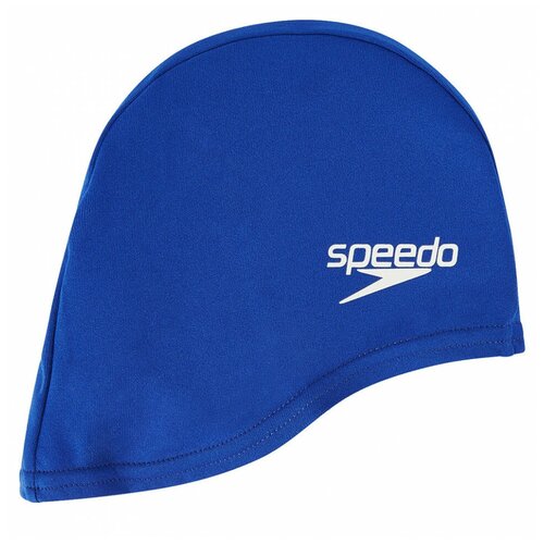 фото Шапочка для плавания детская speedo polyester cap jr, 8-710110309, синий, полиэстер