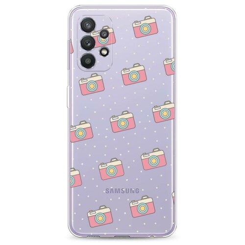 фото Силиконовый чехол "фотоаппарат фон" на samsung galaxy a32 / самсунг галакси а32 case place