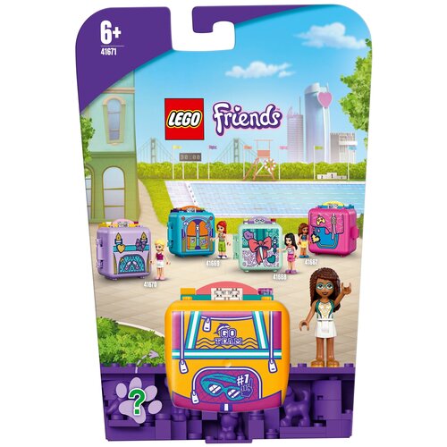 фото Набор с элементами конструктора lego friends 41671 кьюб андреа для плавания