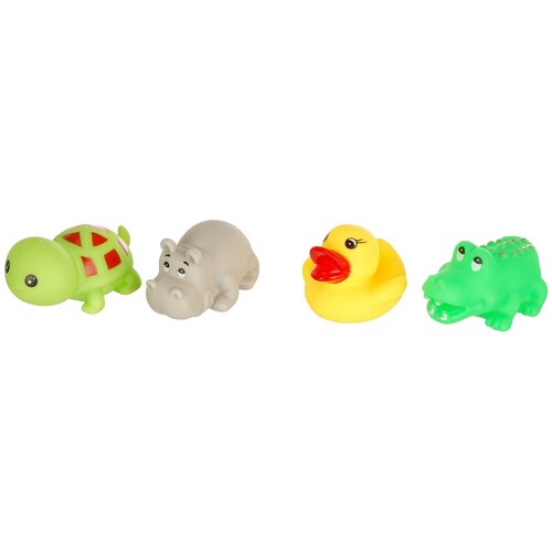 фото Набор игрушек для ванны huggeland морские животные 4 шт.