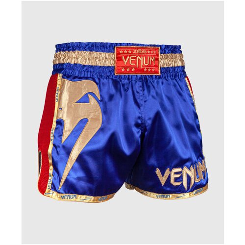 фото Шорты venum giant muay thai shorts navy/gold l