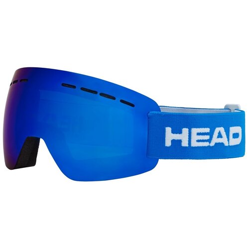 фото Лыжная, сноубордическая маска head solar fmr, m, синий