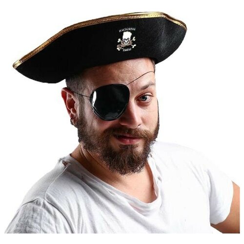 фото Карнавальная шляпа "настоящий пират" страна карнавалия