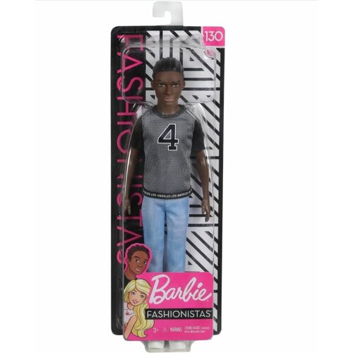 фото Кукла barbie игра с модой кен в футболке и джинсах dwk44/gdv13