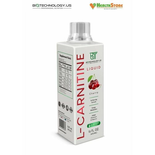фото Biotechnology.us l-carnitine liquid 473мл (вишня) л-карнитин жидкий концентрат biotechnology us