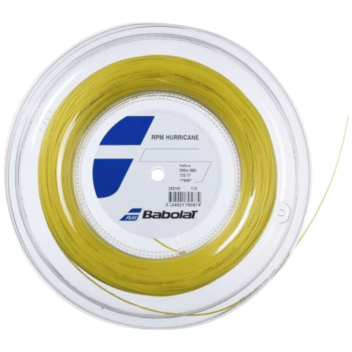 фото Струна теннисная babolat rpm hurricane yellow 200m 1.25