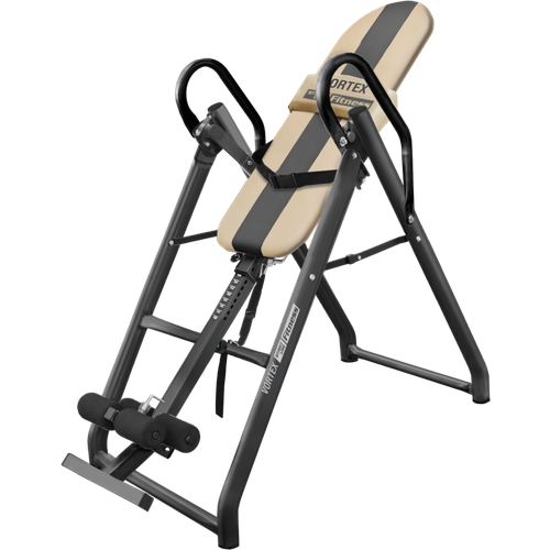 фото Инверсионный стол vortex с подушкой для спины, позвоночника, тренажер от боли в спине, цвет бежево-серый start line