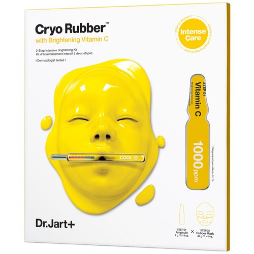 фото Dr. jart+ моделирующая альгинатная маска придающая сияние cryo rubber with brightening vitamin c dr.jart+