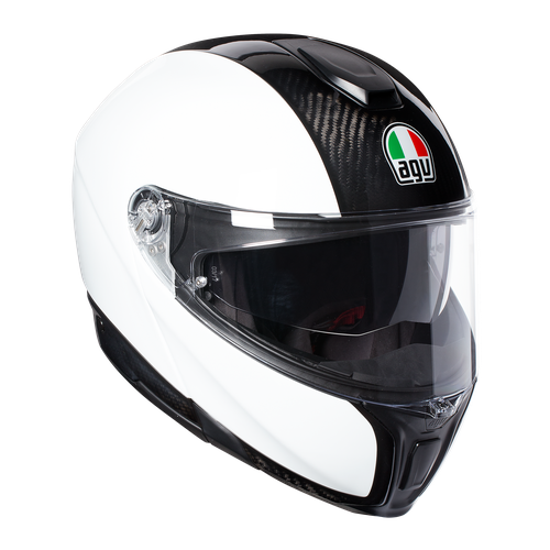 фото Шлем agv sportmodular mono carbon/white m