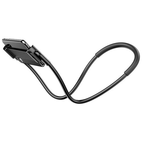 фото Настольный держатель baseus neck-mounted lazy bracket, на шею, черный