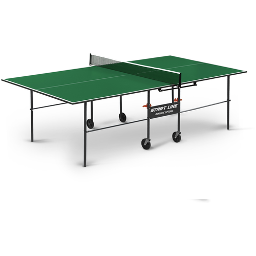 фото Теннисный стол start line olympic green с сеткой