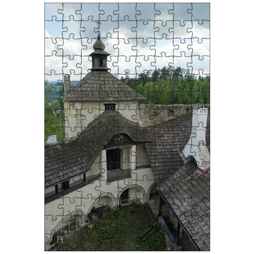 фото Магнитный пазл 27x18см."недзица, замок, памятник" на холодильник lotsprints
