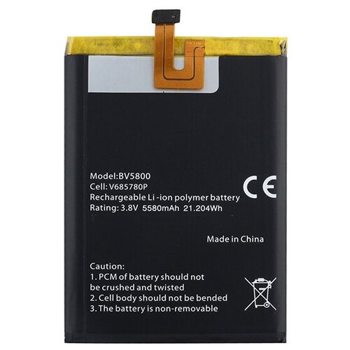 фото Аккумуляторная батарея mypads для телефона blackview bv5800/ blackview bv5800 pro на 5580mah