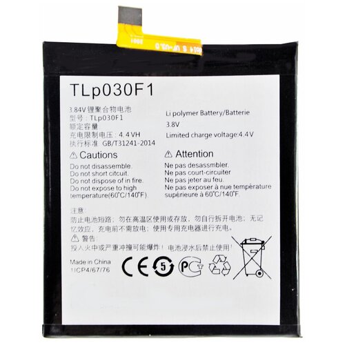 фото Аккумуляторная батарея для alcatel idol 4s (6070k) tlp030f1 oem