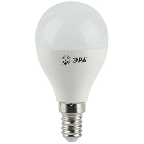 ЭРА Лампа светодиодная ЭРА E14 5W 2700K матовая LED P45-5W-827-E14 Б0028485