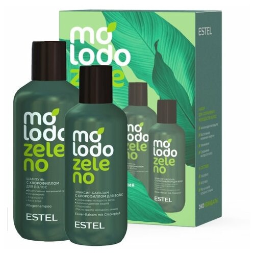 фото Estel косметический набор molodo zeleno для сохранения молодости волос, 250+200 мл