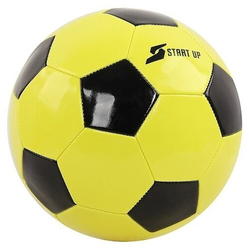 фото Мяч футбольный для отдыха start up e5122 лайм/чёрн р5