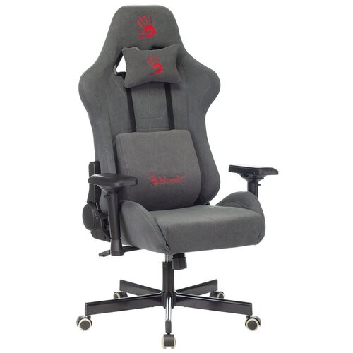 фото Компьютерное кресло bloody gc-740 игровое, обивка: текстиль, цвет: серый