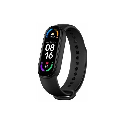 фото Умный браслет xiaomi mi smart band 6, черный nfc xmsh16hm global eu