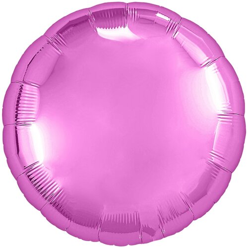 фото Набор шаров (9''/23 см) мини-круг, розовый, 5 шт. в упак. agura