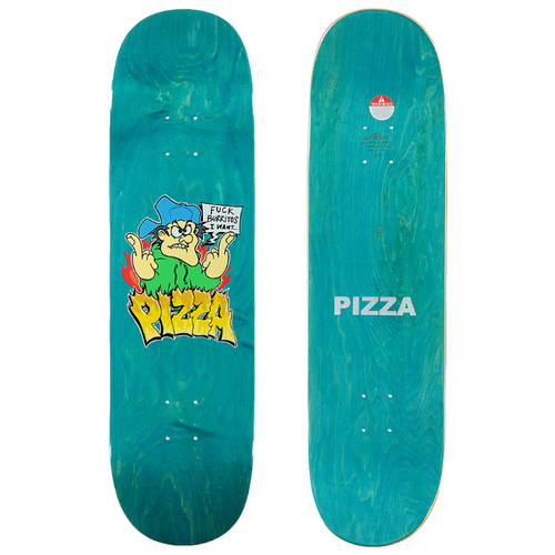 фото Дека для скейтборда pizza skateboards burrito deck burritodeck-8.375 (multi)