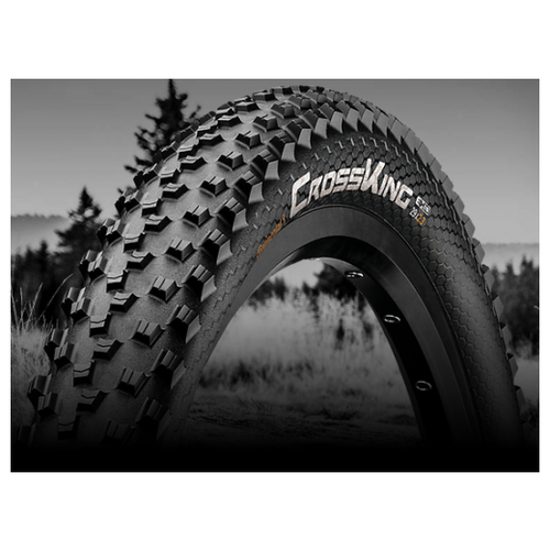 фото Велопокрышка continental cross king 29" x 2.30" (58-622) черный 3/180tpi, e25 грязевой