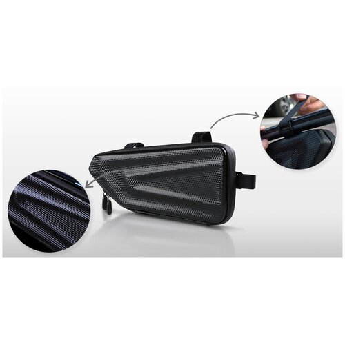 фото Велосипедная сумка eva case protective bicycle frame case (black)