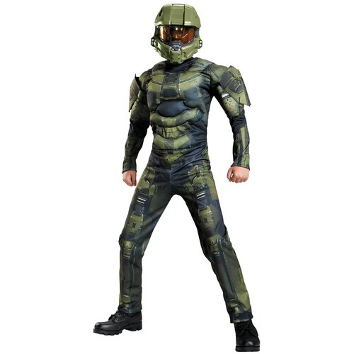 фото Костюм солдат swat с мускулами люкс детский, l (10-12 лет) disguise