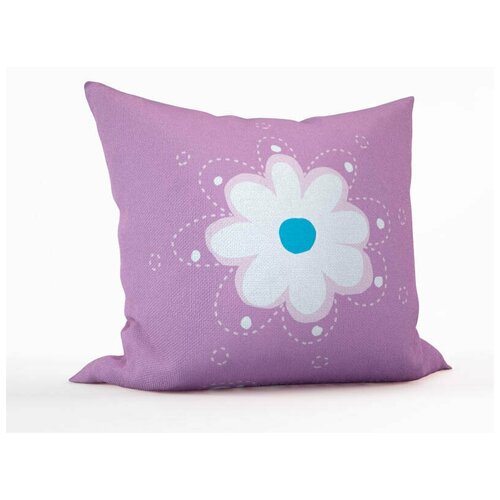 фото Декоративная подушка королевский цветок (45х45) stickbutik